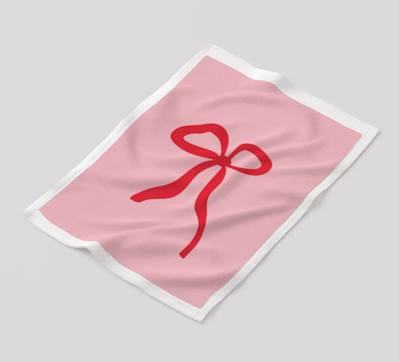 Nastro rosso coperta in pile da janamossmann