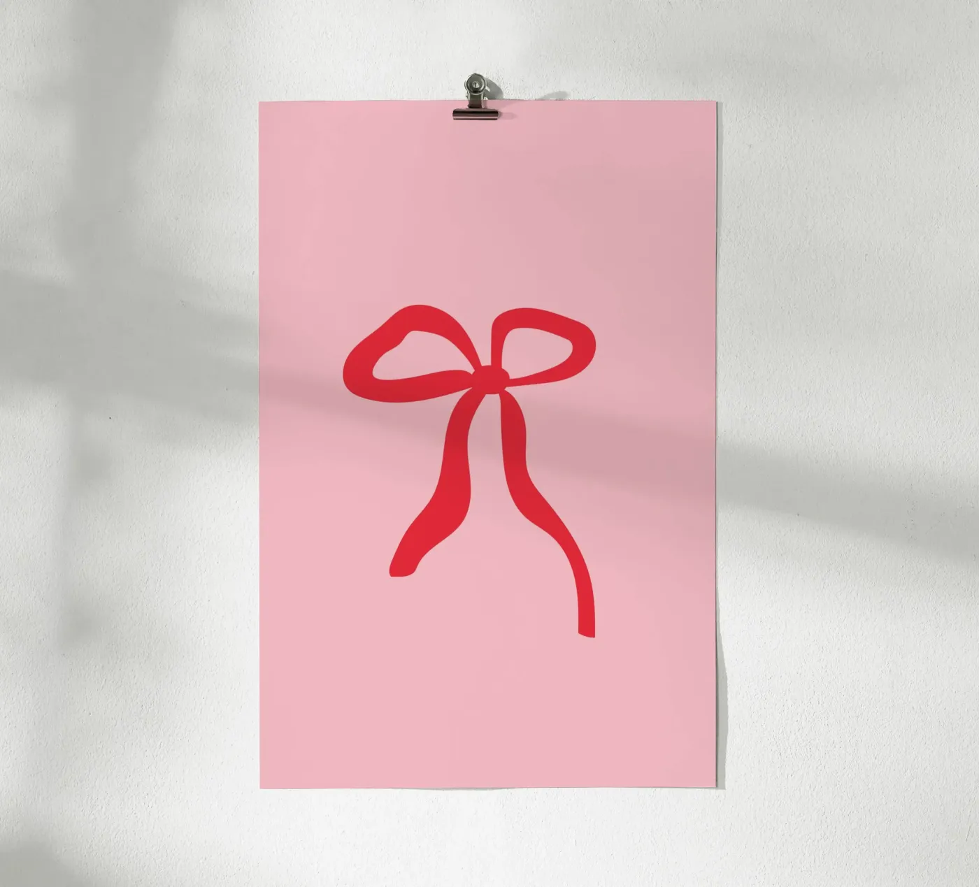 Ribbon red poster van janamossmann