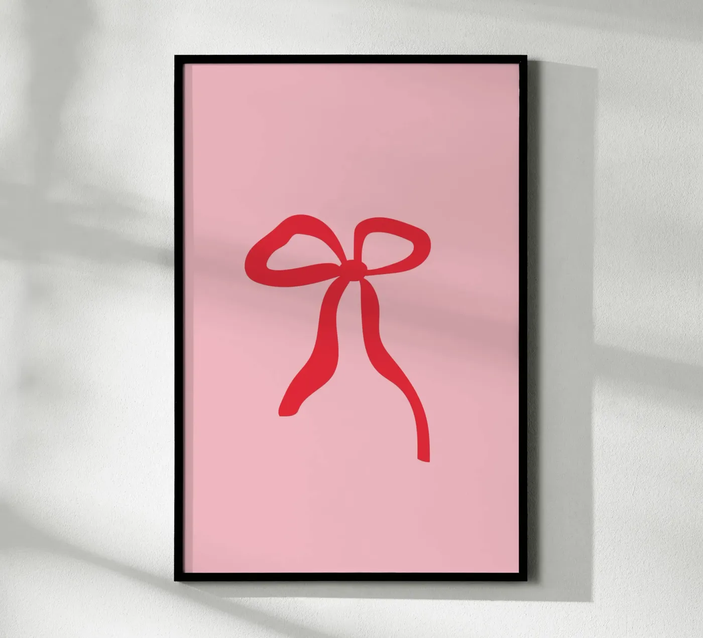 Ribbon red poster van janamossmann