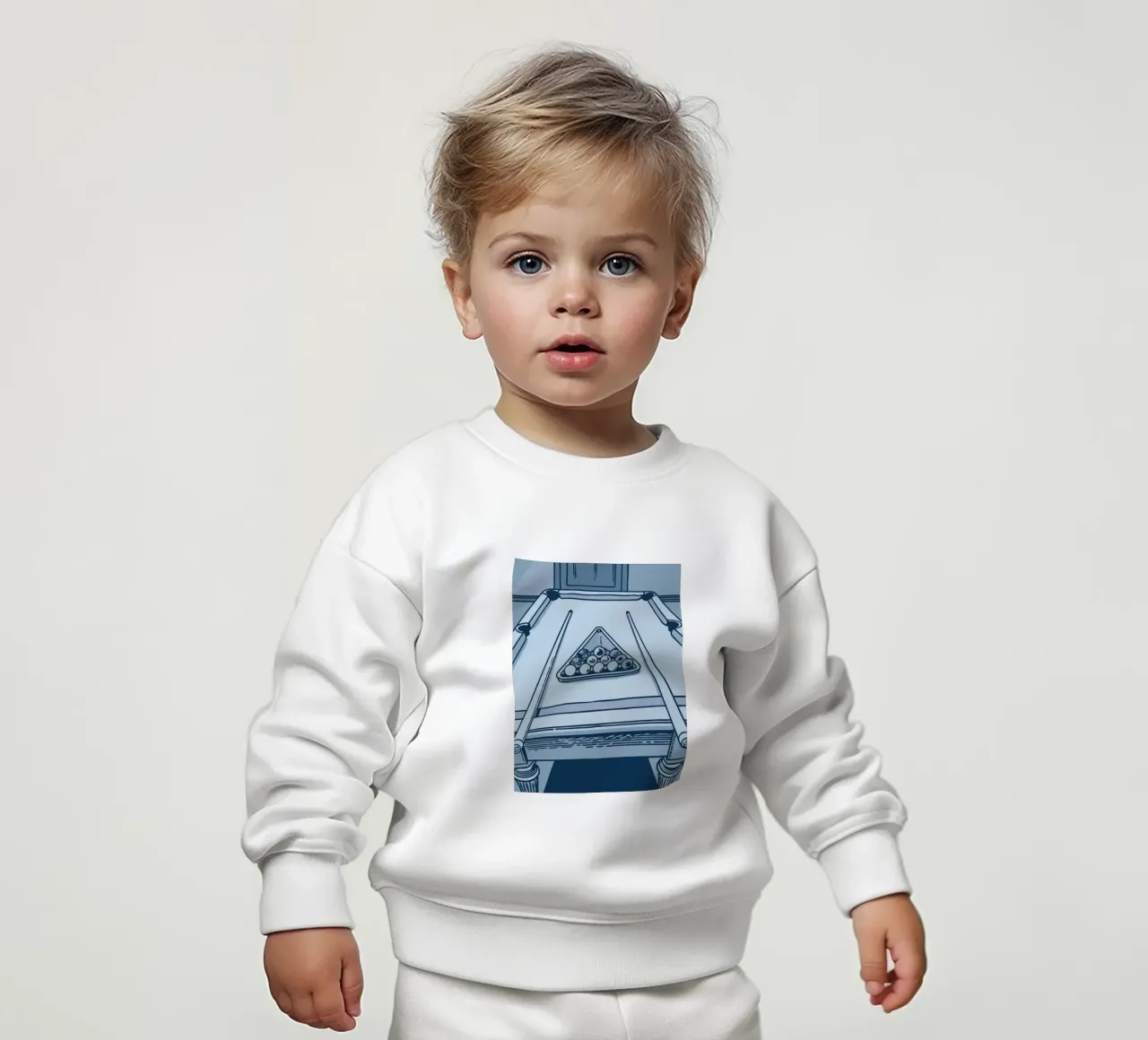 Giocare a biliardo felpa neonato da SPORTS ONLY