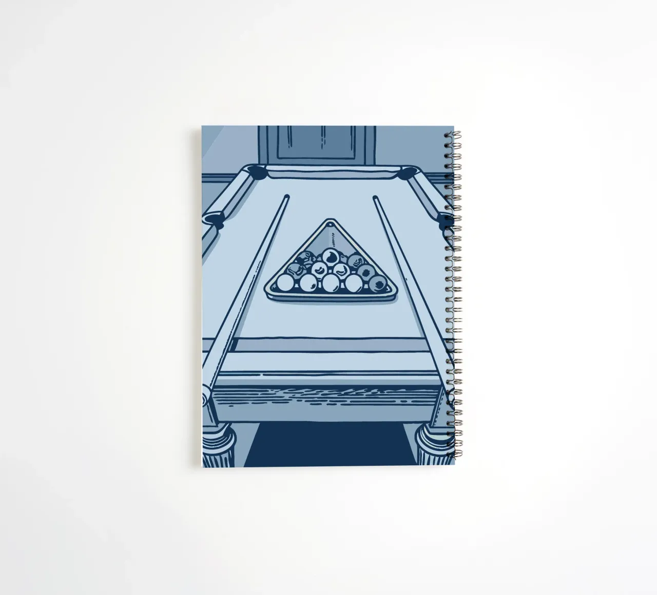 Play Billiards spiral notebook by SPORTS ONLY