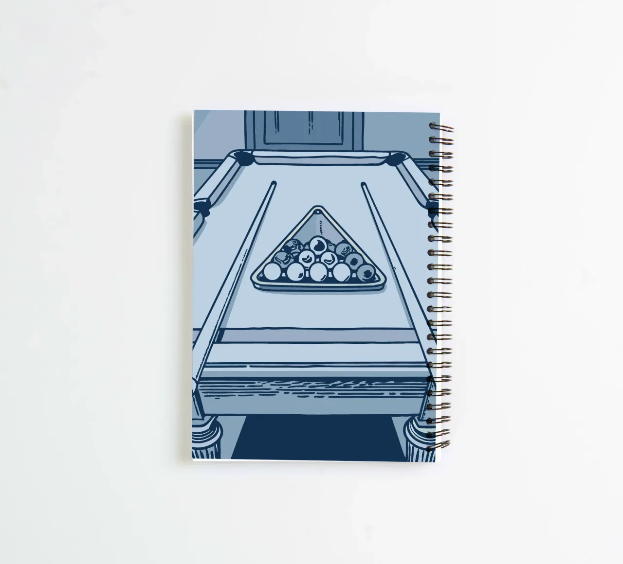 Play Billiards spiral notebook by SPORTS ONLY