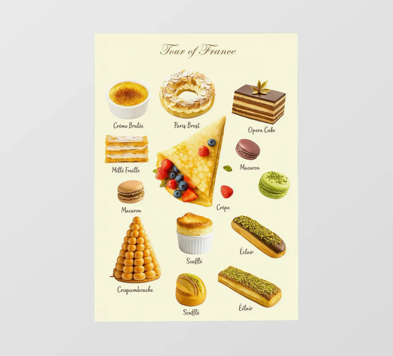 Pasticceria francese pellicola backlit da Attaboy Dsgn