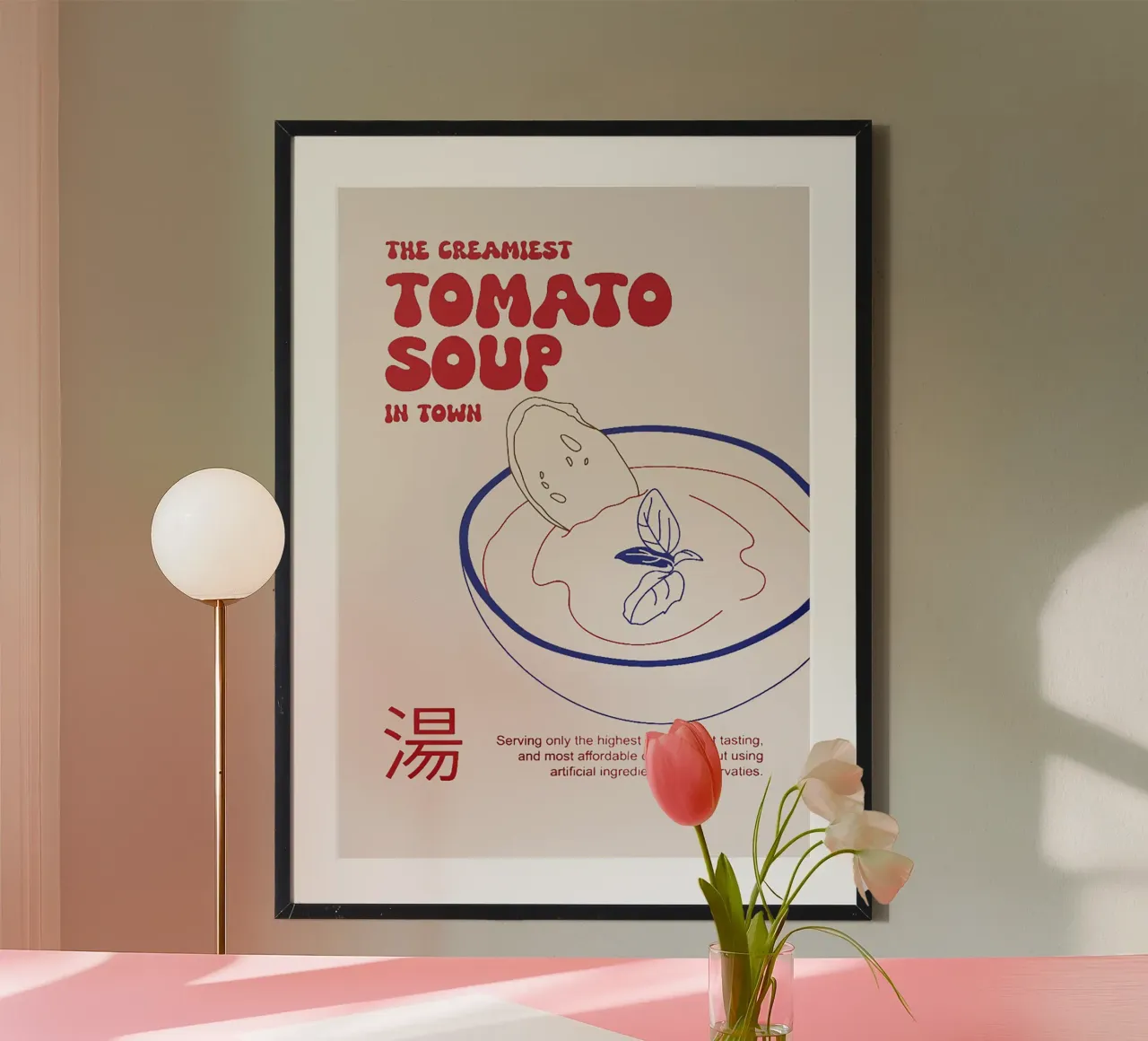 Tomato Soup poster da Attaboy Dsgn