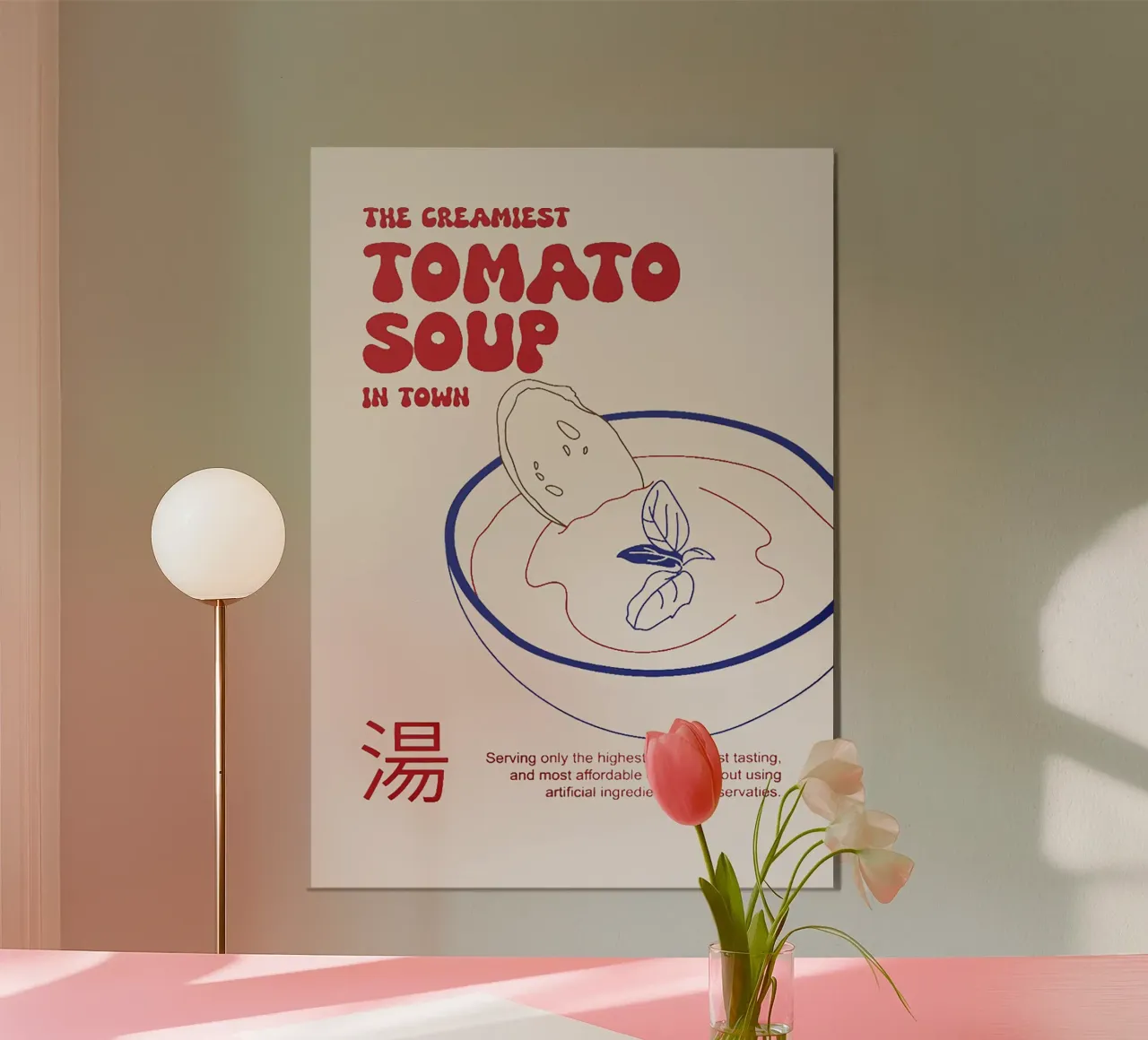 Tomato Soup poster da Attaboy Dsgn