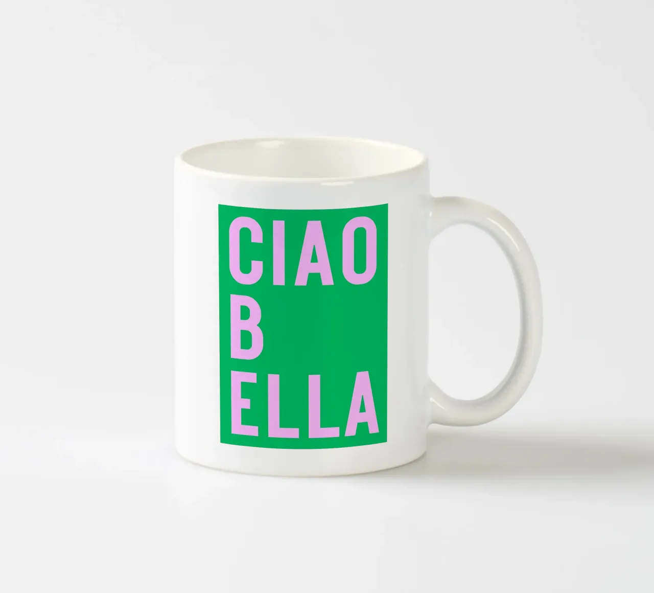 Ciao bella tazza in ceramica da Ohkimiko