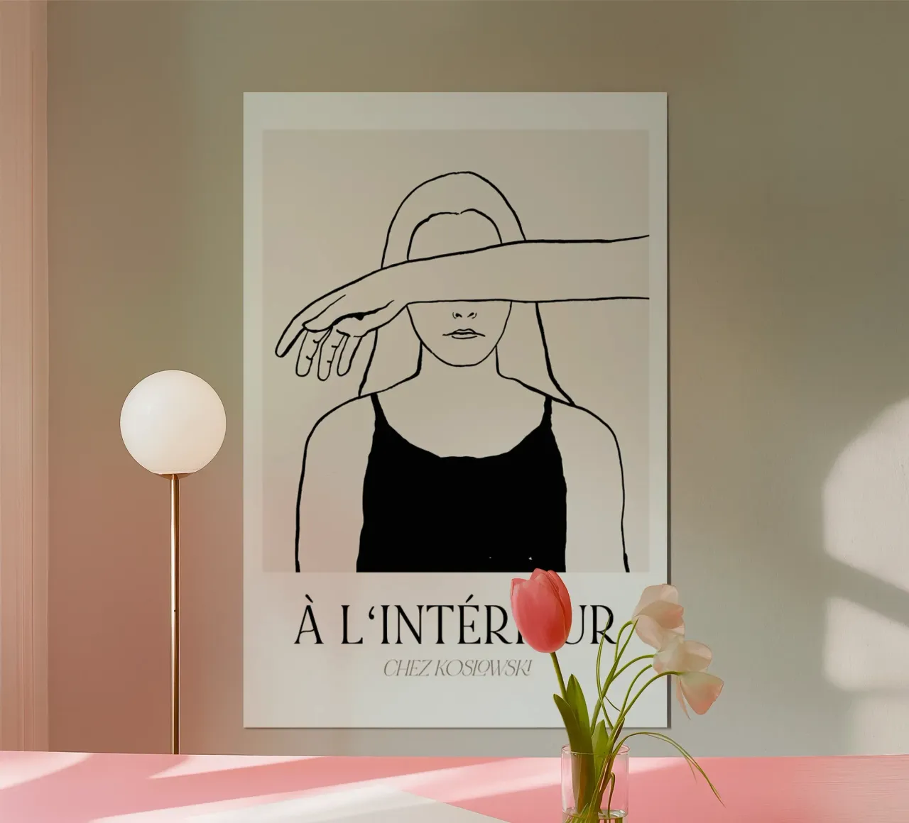 Inside No. 4 poster con telaio in legno da typealive