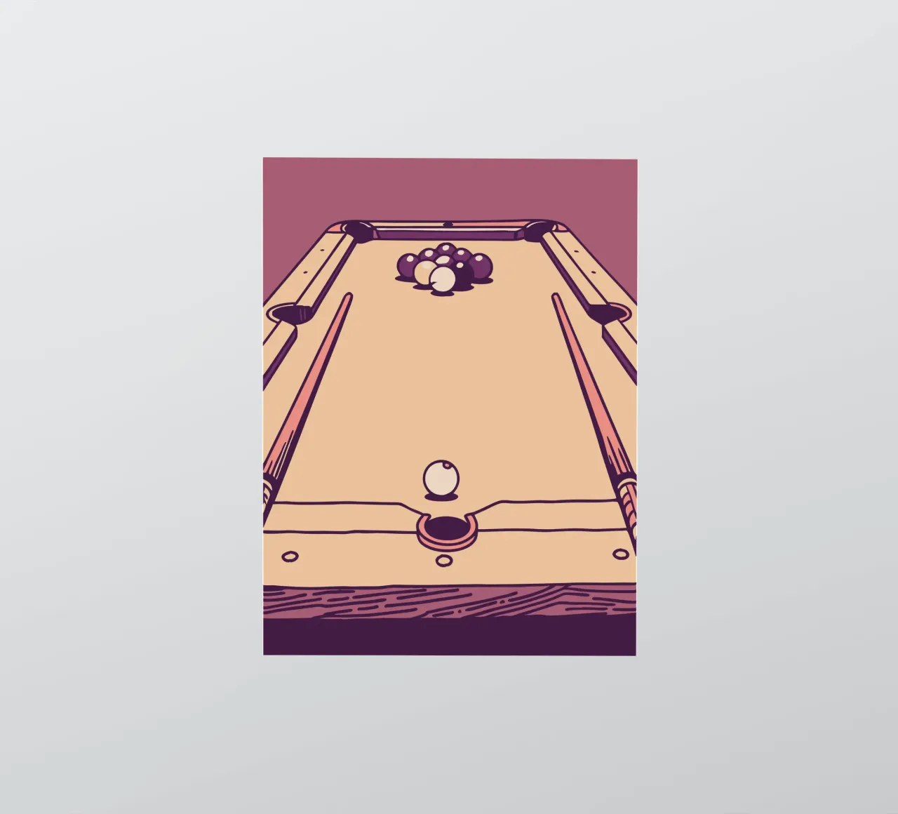 Billard spielen Sticker von SPORTS ONLY
