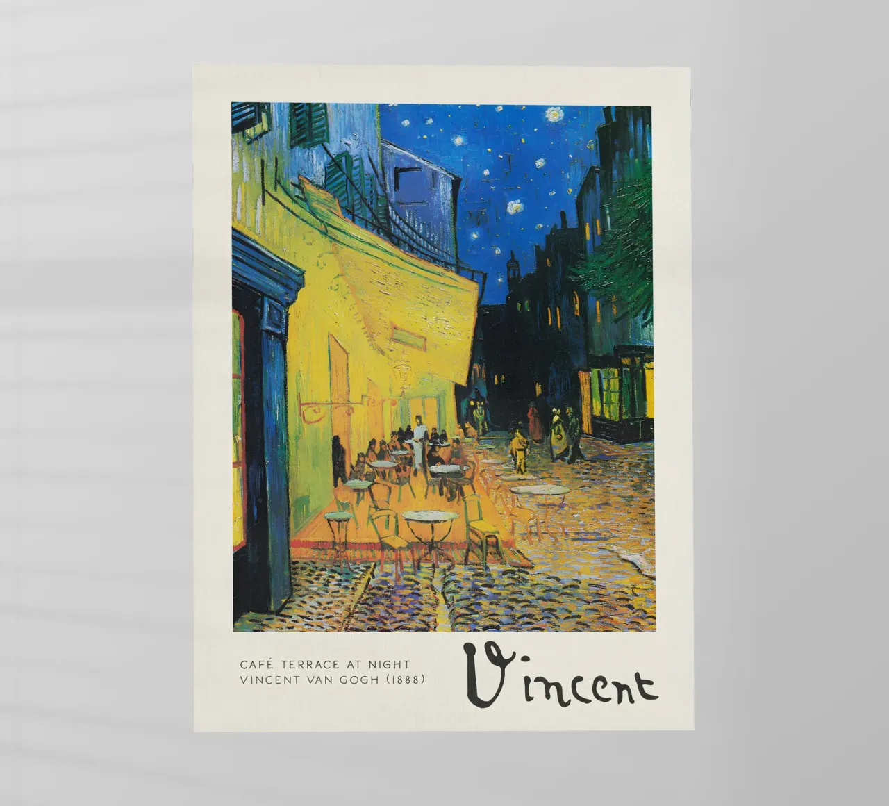 La "Terrazza del caffè di notte" di Van Gogh: una post-impressione iconica pellicola backlit da NorwesClub