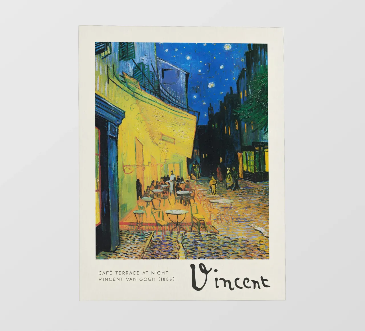 La "Terrazza del caffè di notte" di Van Gogh: una post-impressione iconica pellicola backlit da NorwesClub