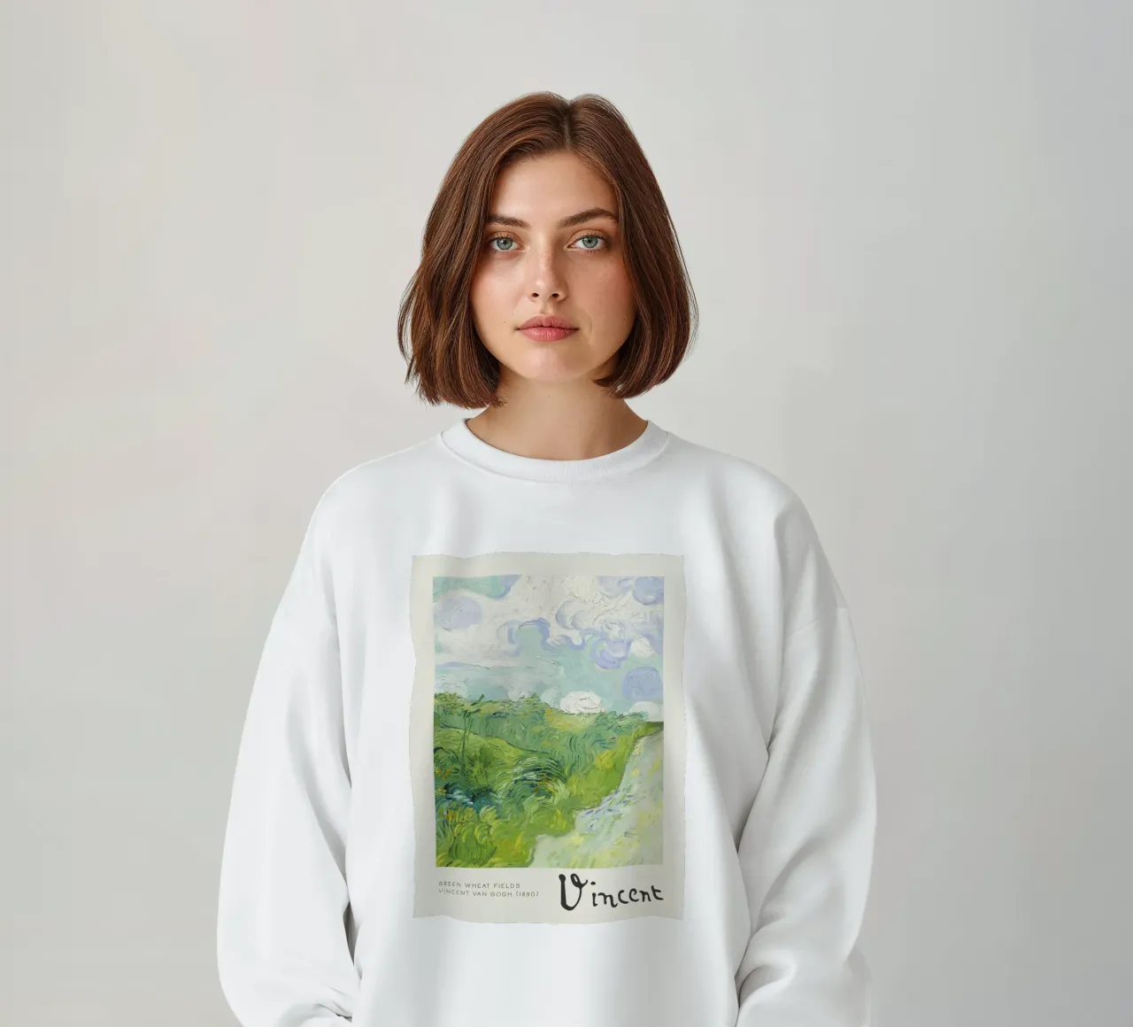 I "verdi campi di grano" di Van Gogh - Post-impressione espressiva felpa da NorwesClub