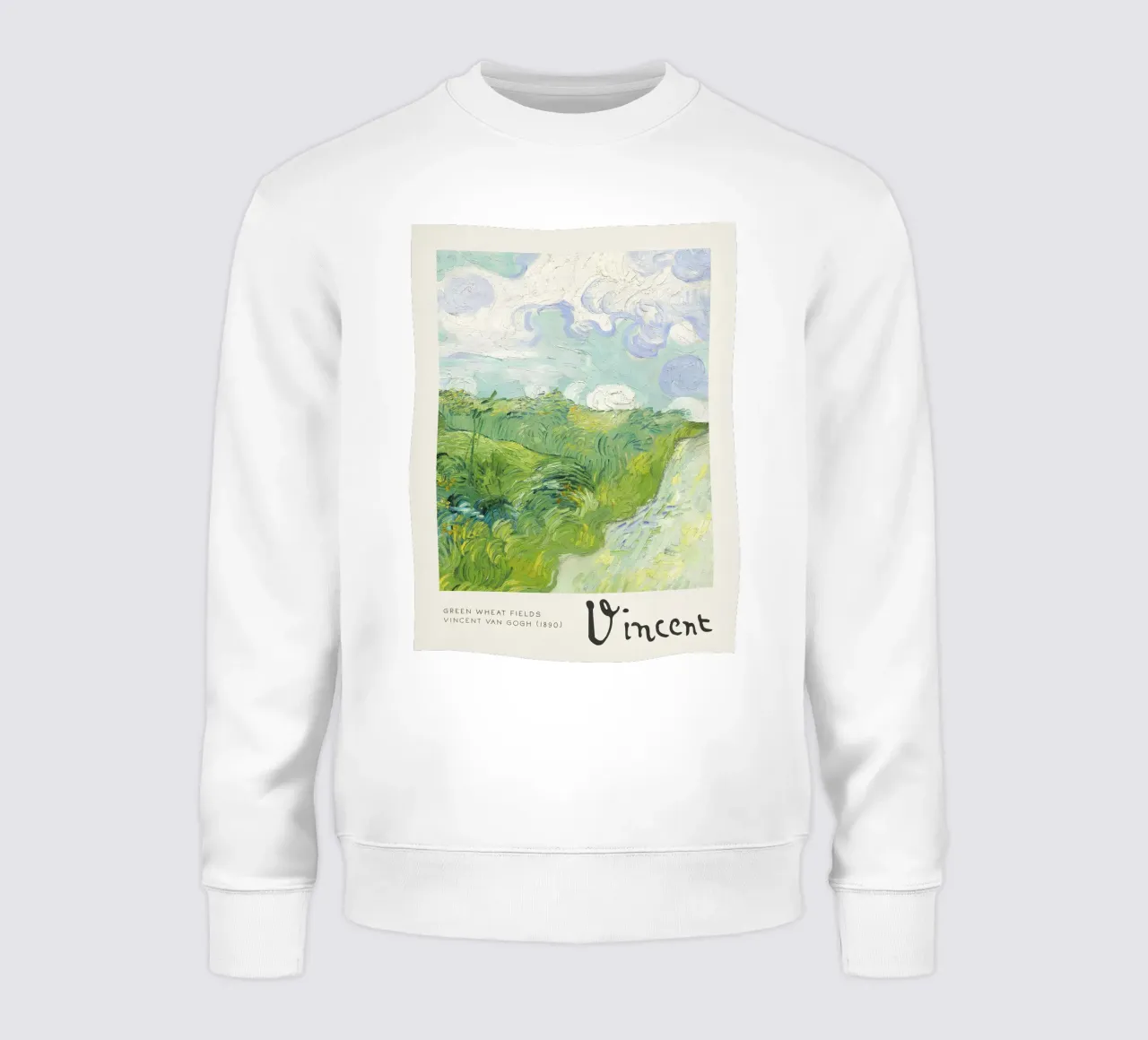 I "verdi campi di grano" di Van Gogh - Post-impressione espressiva felpa da NorwesClub