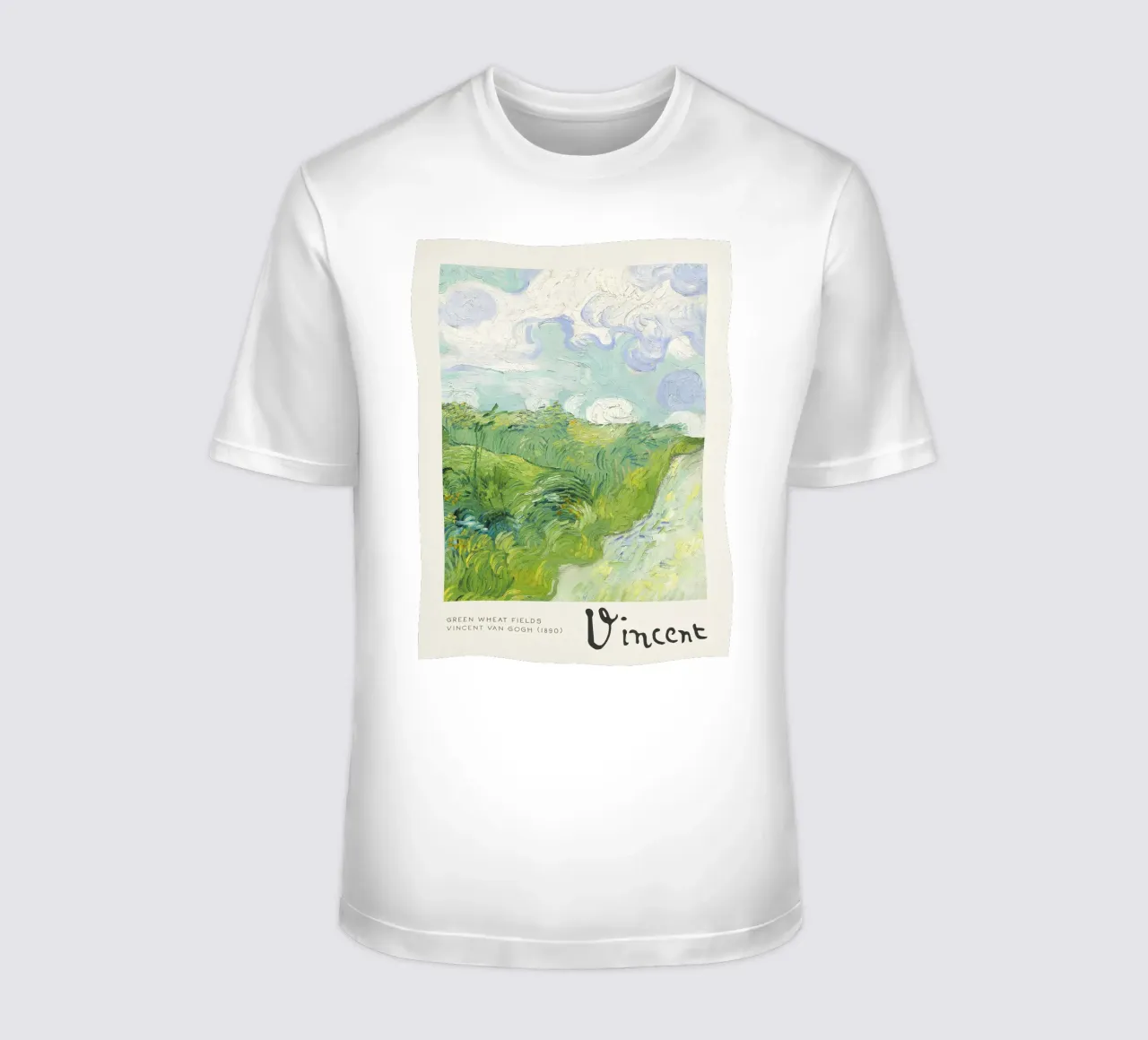 I "verdi campi di grano" di Van Gogh - Post-impressione espressiva t-shirt da NorwesClub
