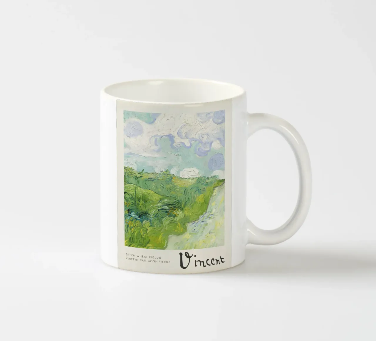 I "verdi campi di grano" di Van Gogh - Post-impressione espressiva tazza in ceramica da NorwesClub