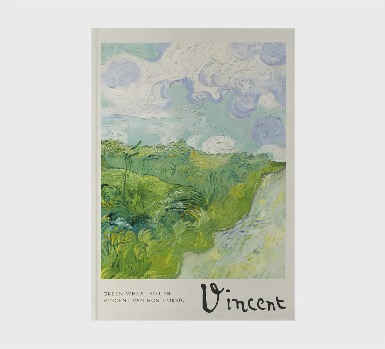 Van Gogh's "Green Wheat Fields" - Expressive Post-Impression notebook by NorwesClub