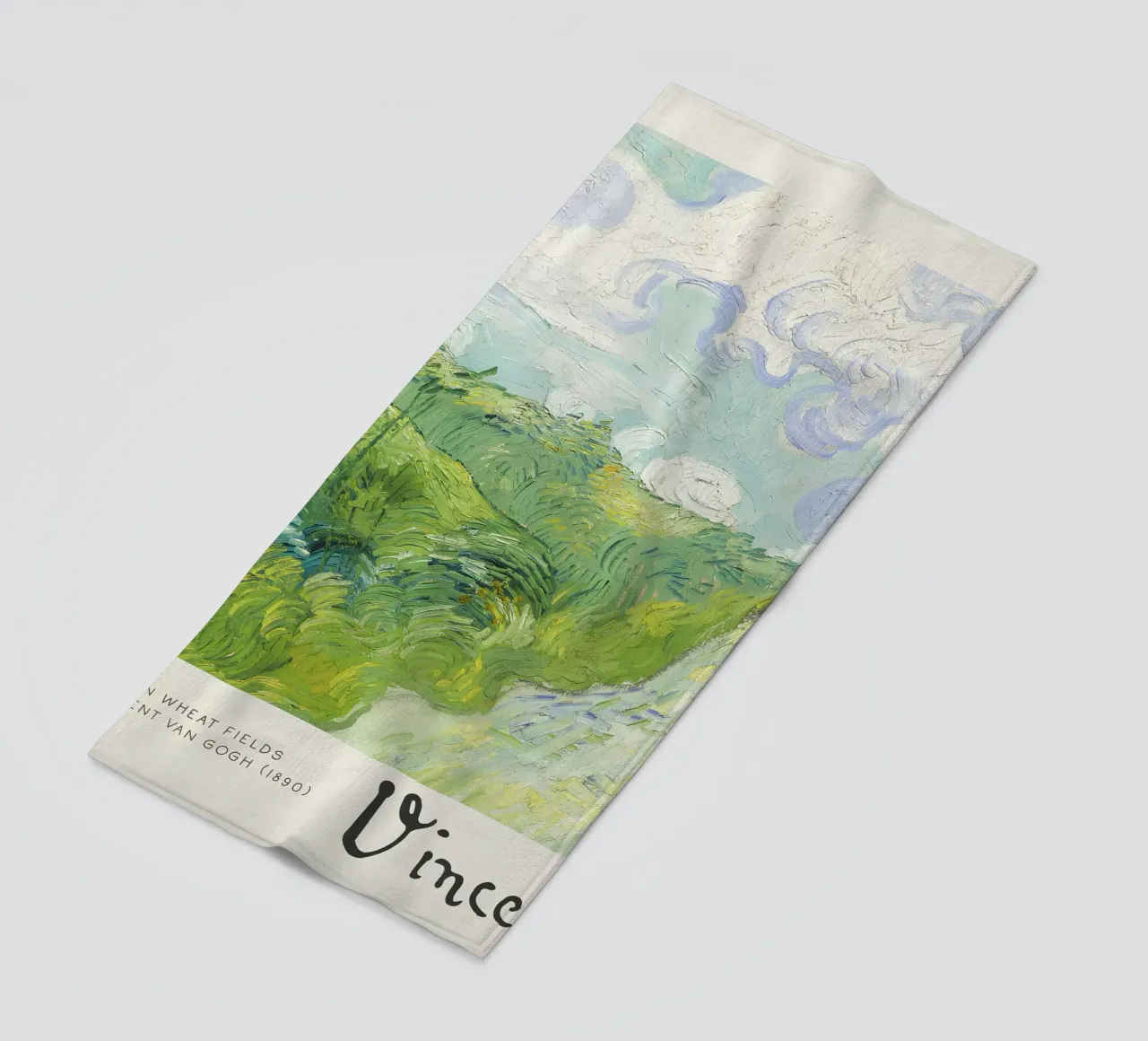 I "verdi campi di grano" di Van Gogh - Post-impressione espressiva telo mare da NorwesClub
