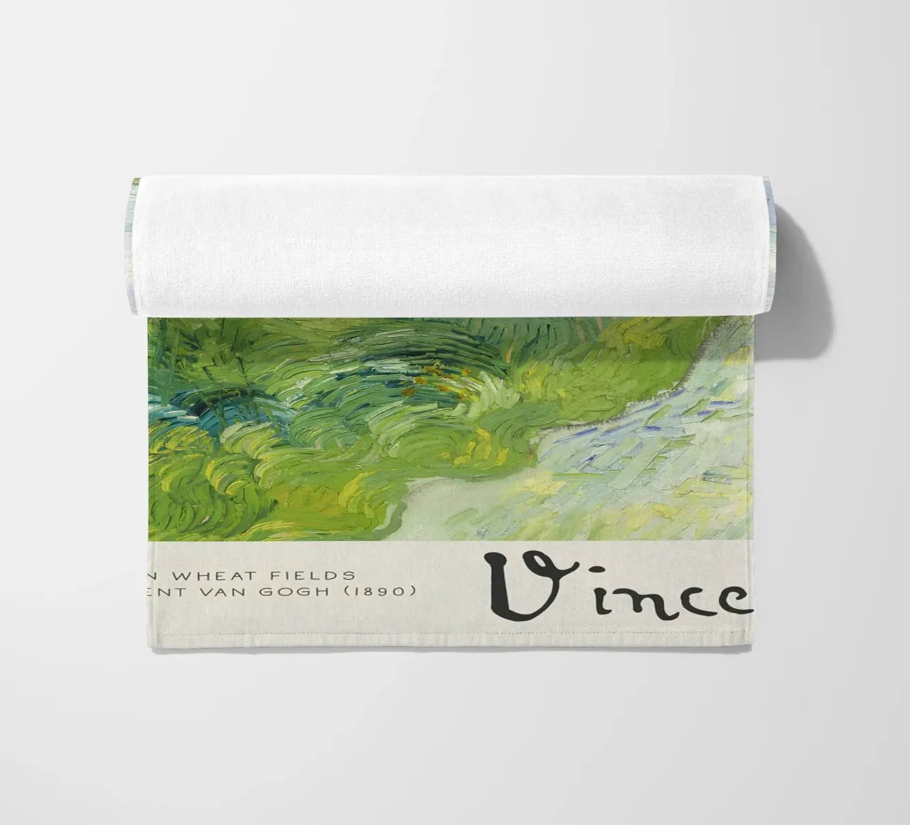 I "verdi campi di grano" di Van Gogh - Post-impressione espressiva telo mare da NorwesClub