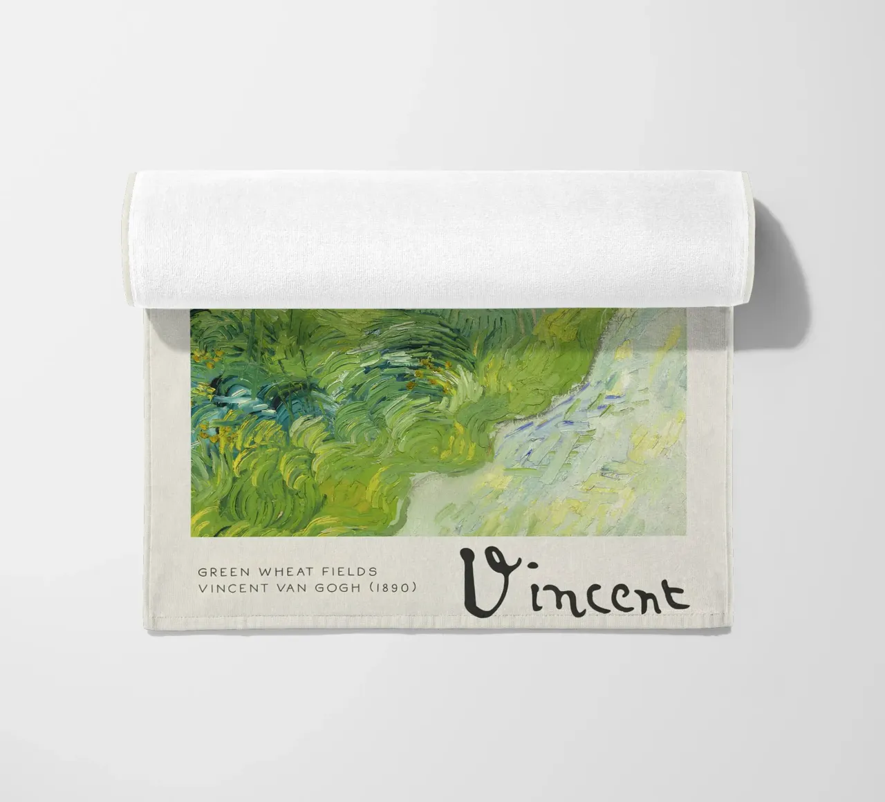 I "verdi campi di grano" di Van Gogh - Post-impressione espressiva telo mare da NorwesClub