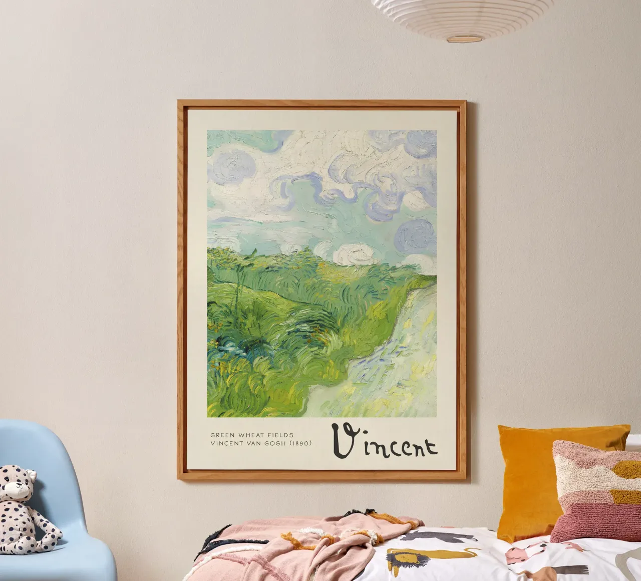 I "verdi campi di grano" di Van Gogh - Post-impressione espressiva alluminio dibond da NorwesClub