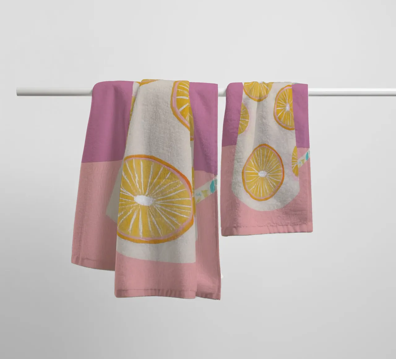 Rinfresco con arance asciugamano da bagno da Carinaprint