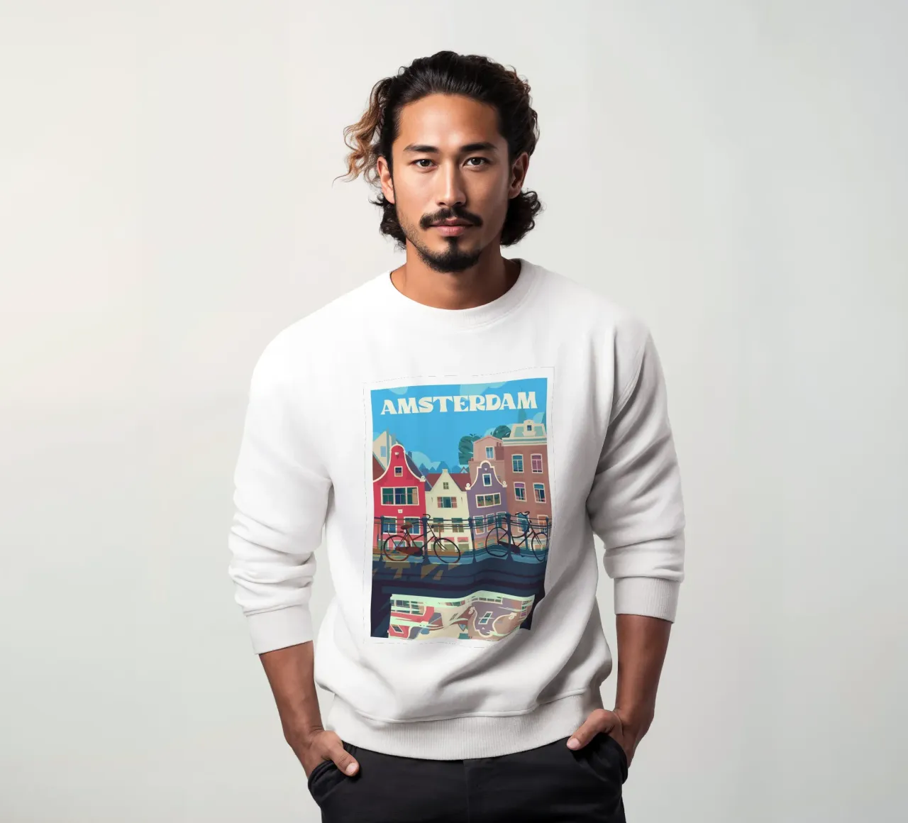 Amsterdam felpa da Wanderlust Vibes