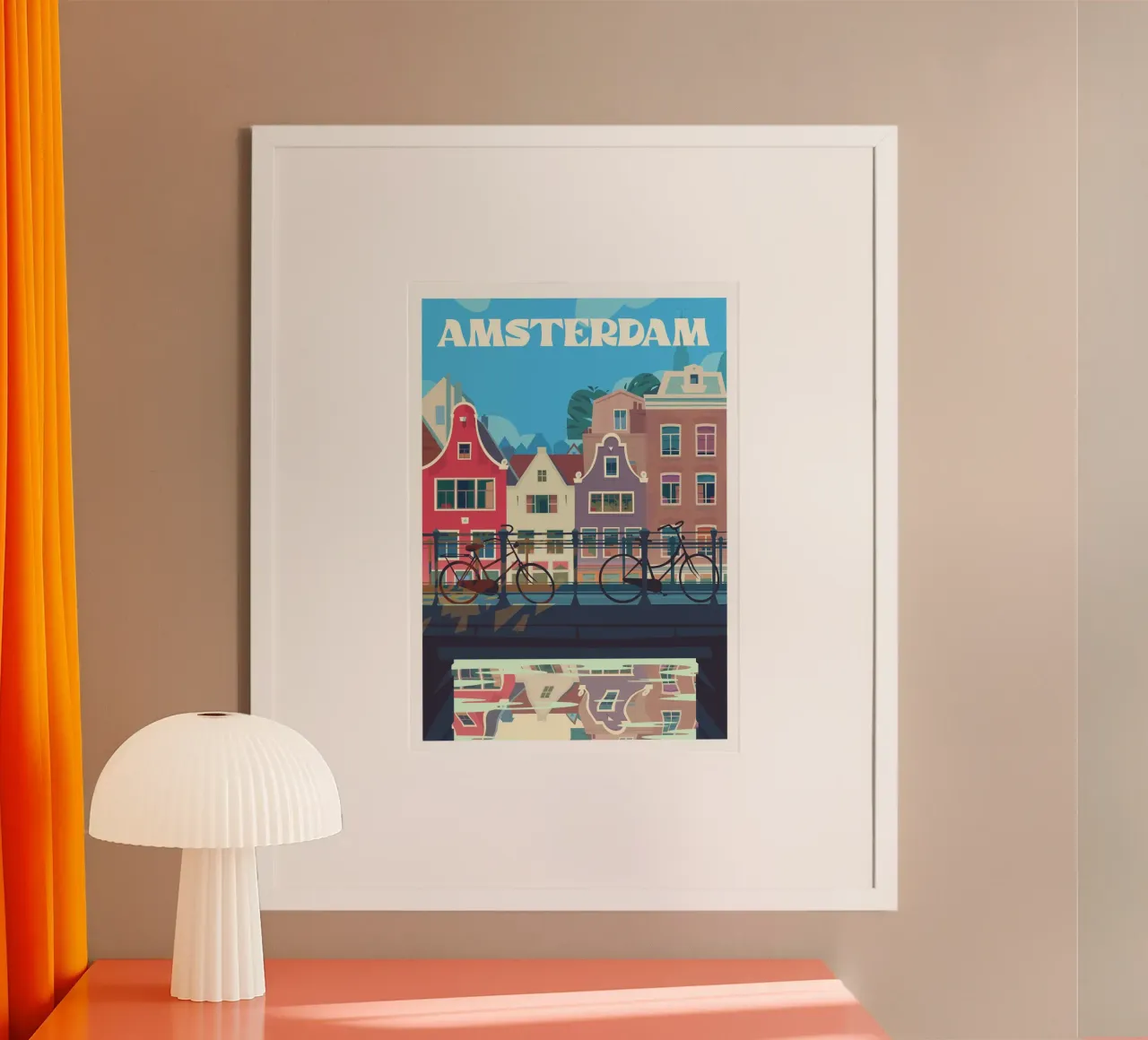 Amsterdam poster da Wanderlust Vibes
