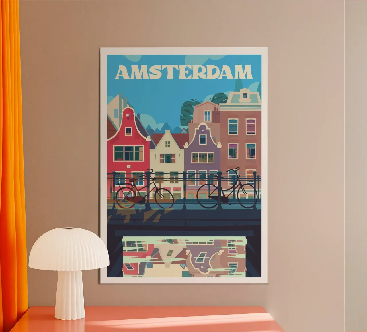 Amsterdam poster da Wanderlust Vibes
