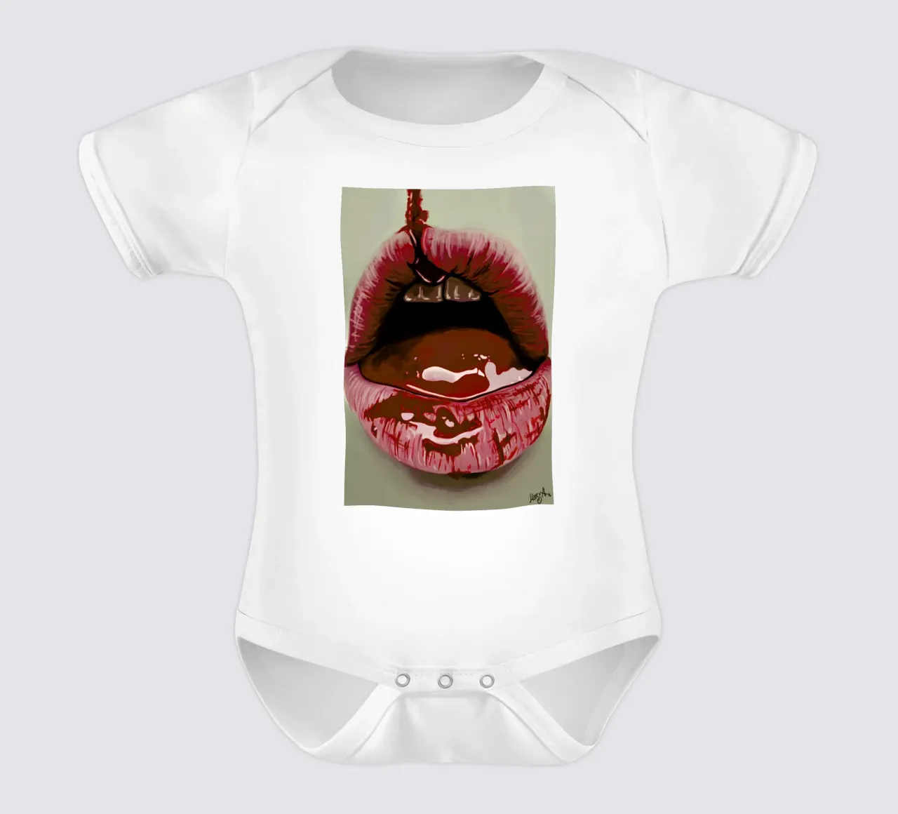 Michelle's short-sleeve baby romper by Musya
