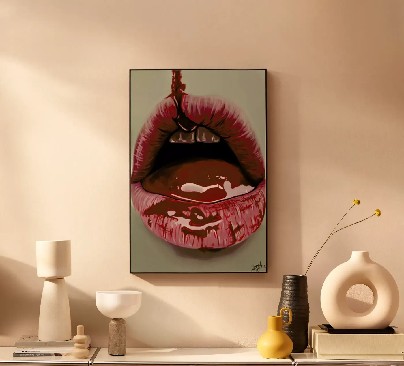 Michelle's Acryl-Glas von Musya