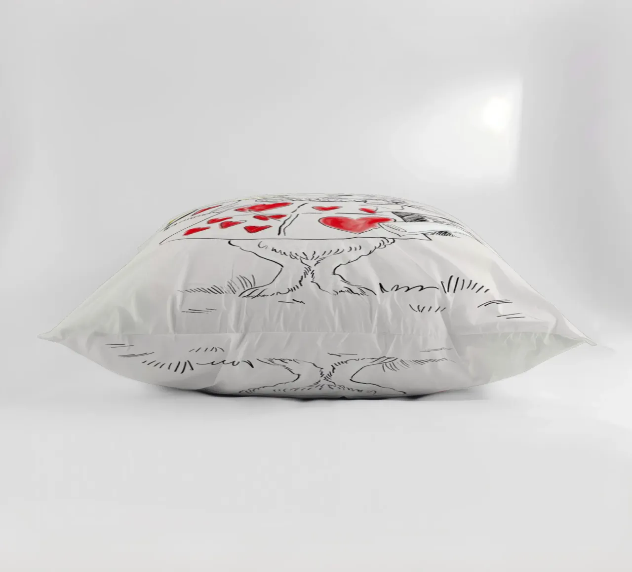 The White Rabbit cuscino da Little Flourishes