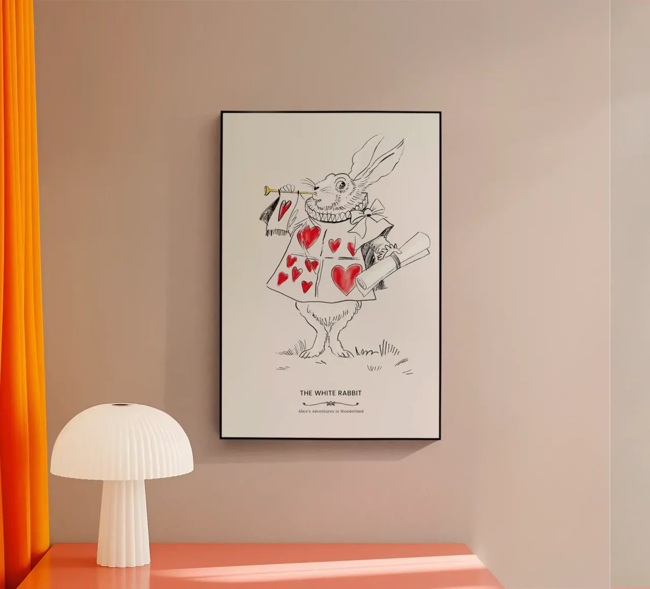 The White Rabbit plexiglass da Little Flourishes