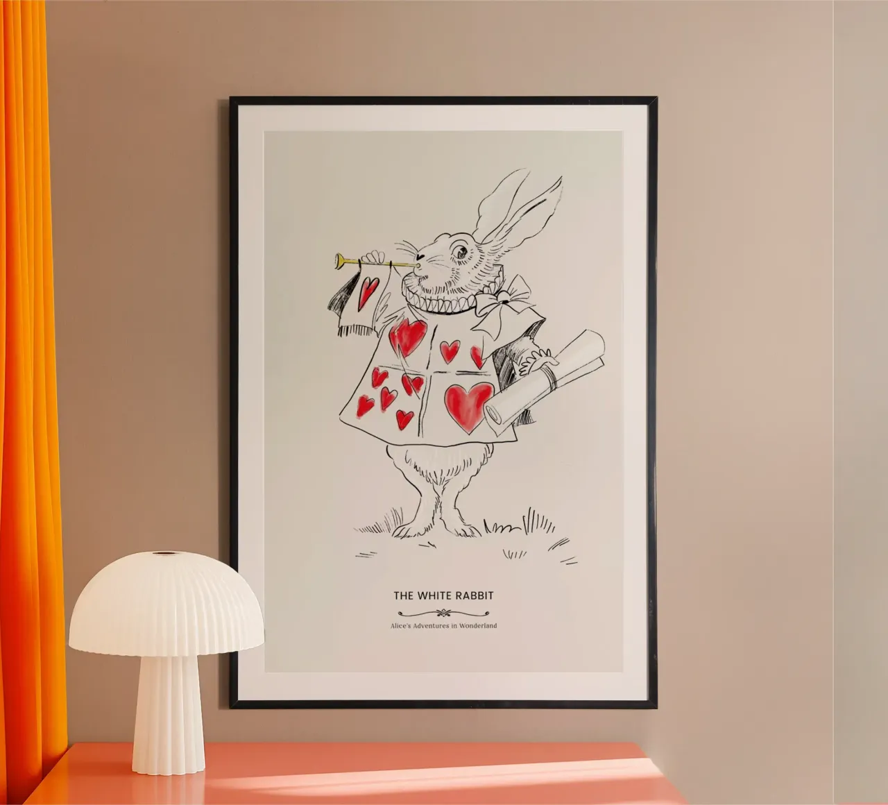 The White Rabbit carta hahnemühle da Little Flourishes