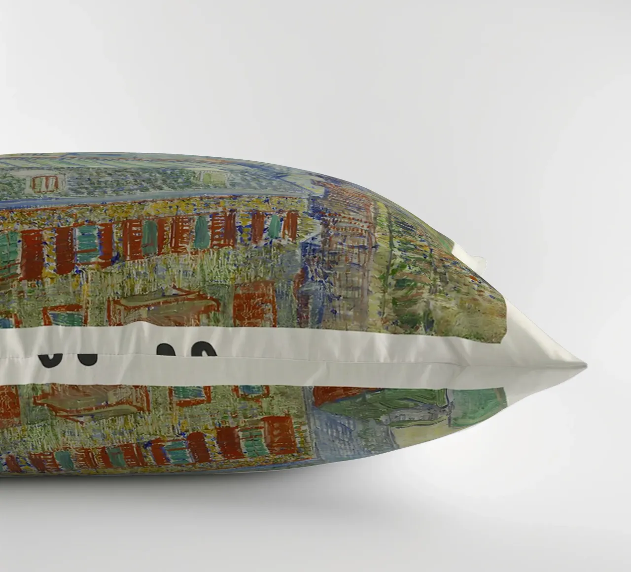 Van Gogh - Vue de Paris - Impression Impression Impressionniste coussin de NorwesClub