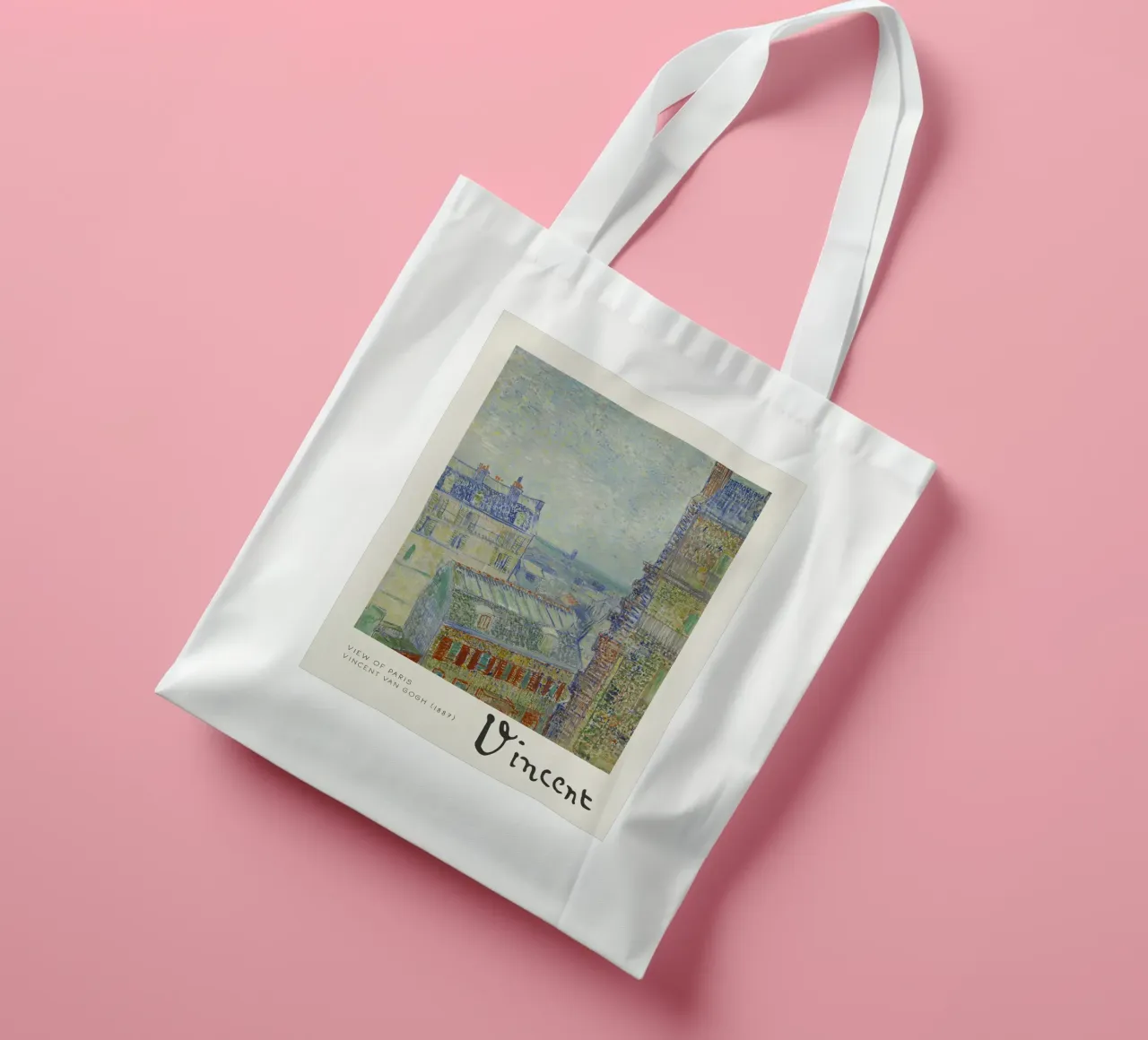 Van Gogh - Vue de Paris - Impression Impression Impressionniste tote bag de NorwesClub