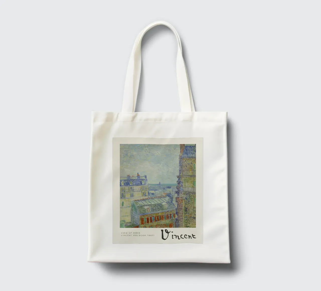 Van Gogh - Vue de Paris - Impression Impression Impressionniste tote bag de NorwesClub