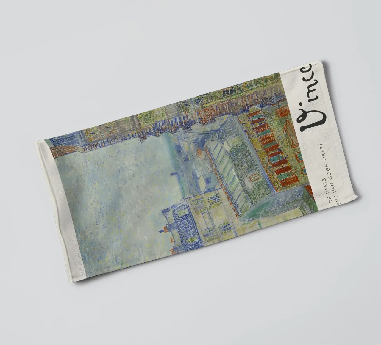 Van Gogh - Vue de Paris - Impression Impression Impressionniste serviette de bain de NorwesClub