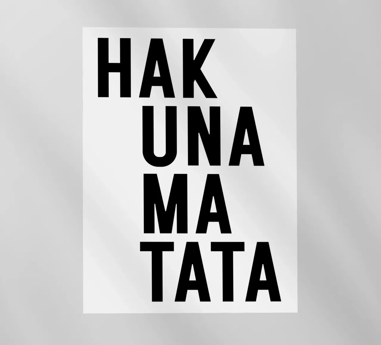 Hakuna Matata - viele Farben pellicola backlit da Ohkimiko