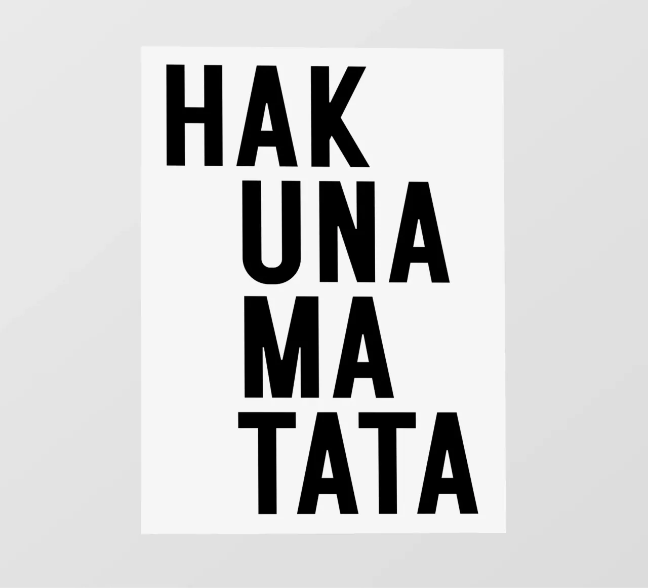 Hakuna Matata - viele Farben pellicola backlit da Ohkimiko
