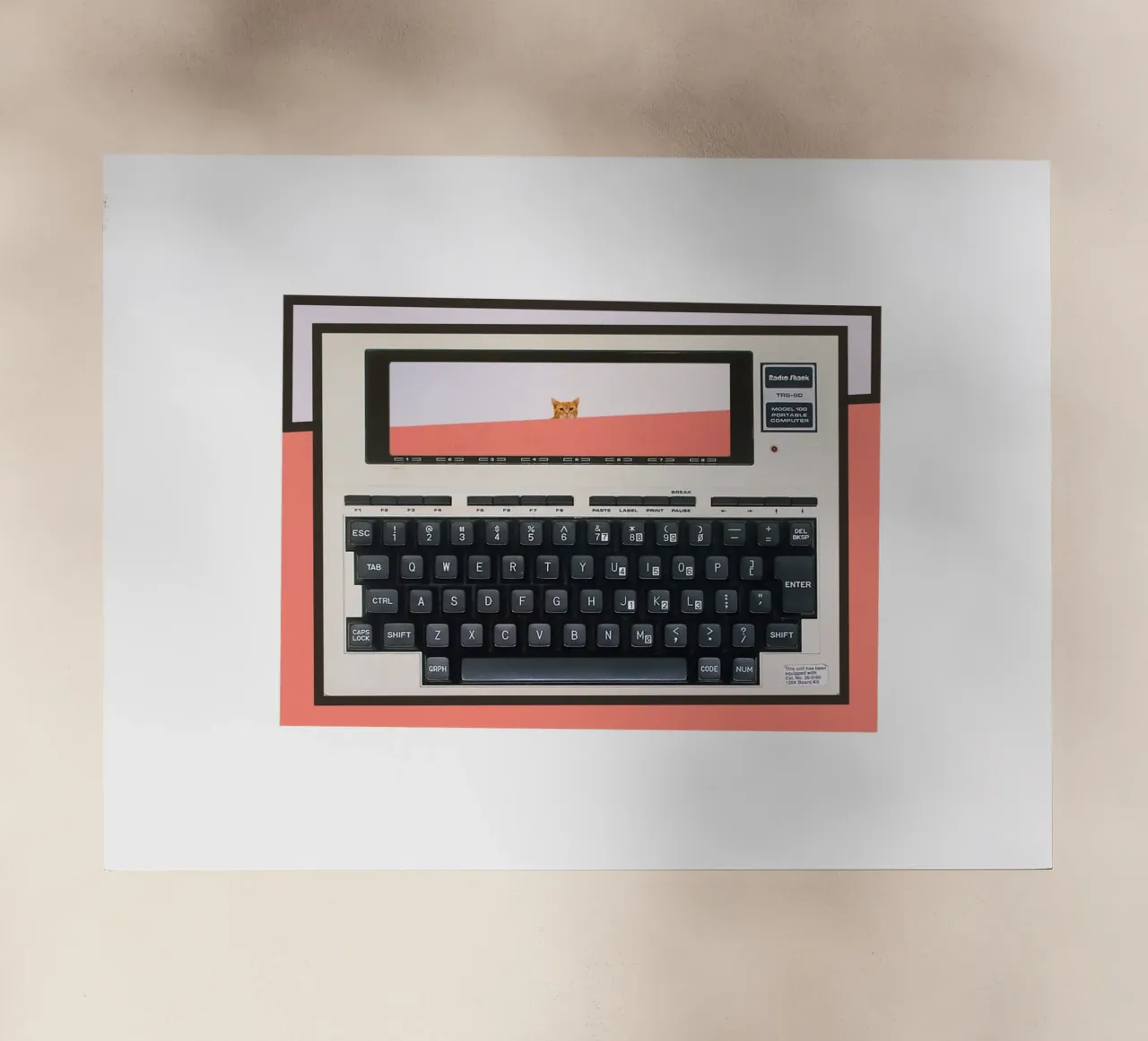TRS-80 pellicola backlit da fortrart