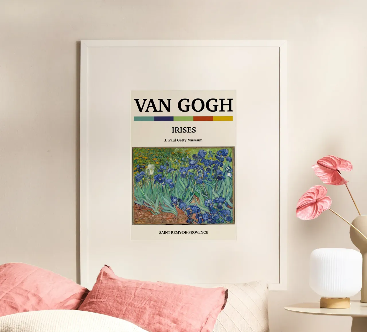 Gli iris di Van Gogh - Capolavoro floreale post-impressionista Pr poster da NorwesClub