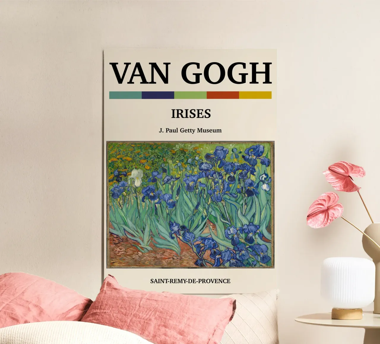 Gli iris di Van Gogh - Capolavoro floreale post-impressionista Pr poster da NorwesClub