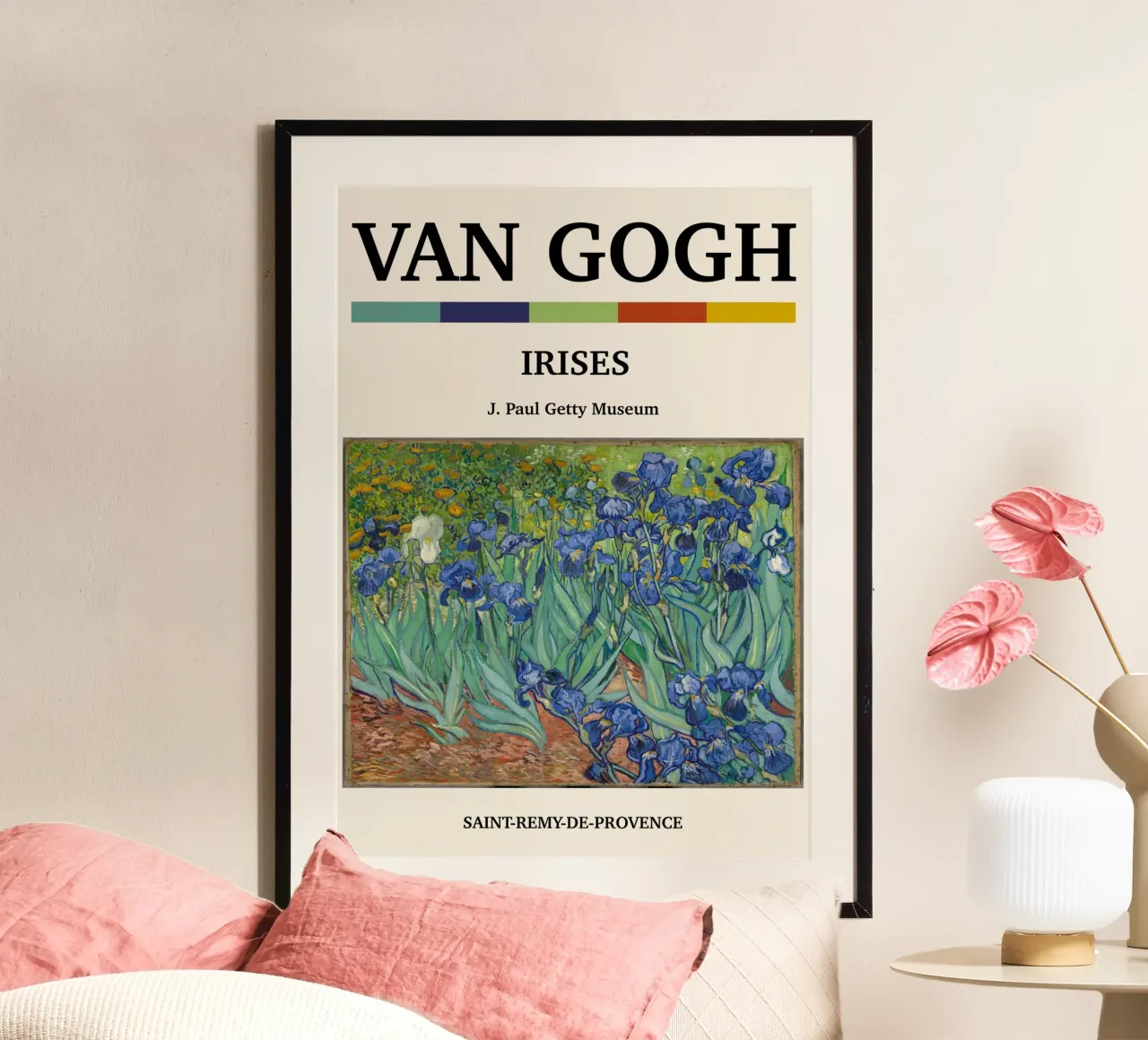 Gli iris di Van Gogh - Capolavoro floreale post-impressionista Pr poster da NorwesClub