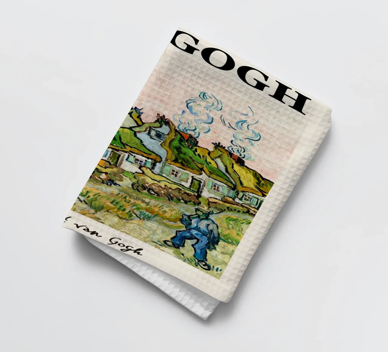 Case e figure di Van Gogh - Villaggio post-impressionista a vita canovaccio da cucina da NorwesClub