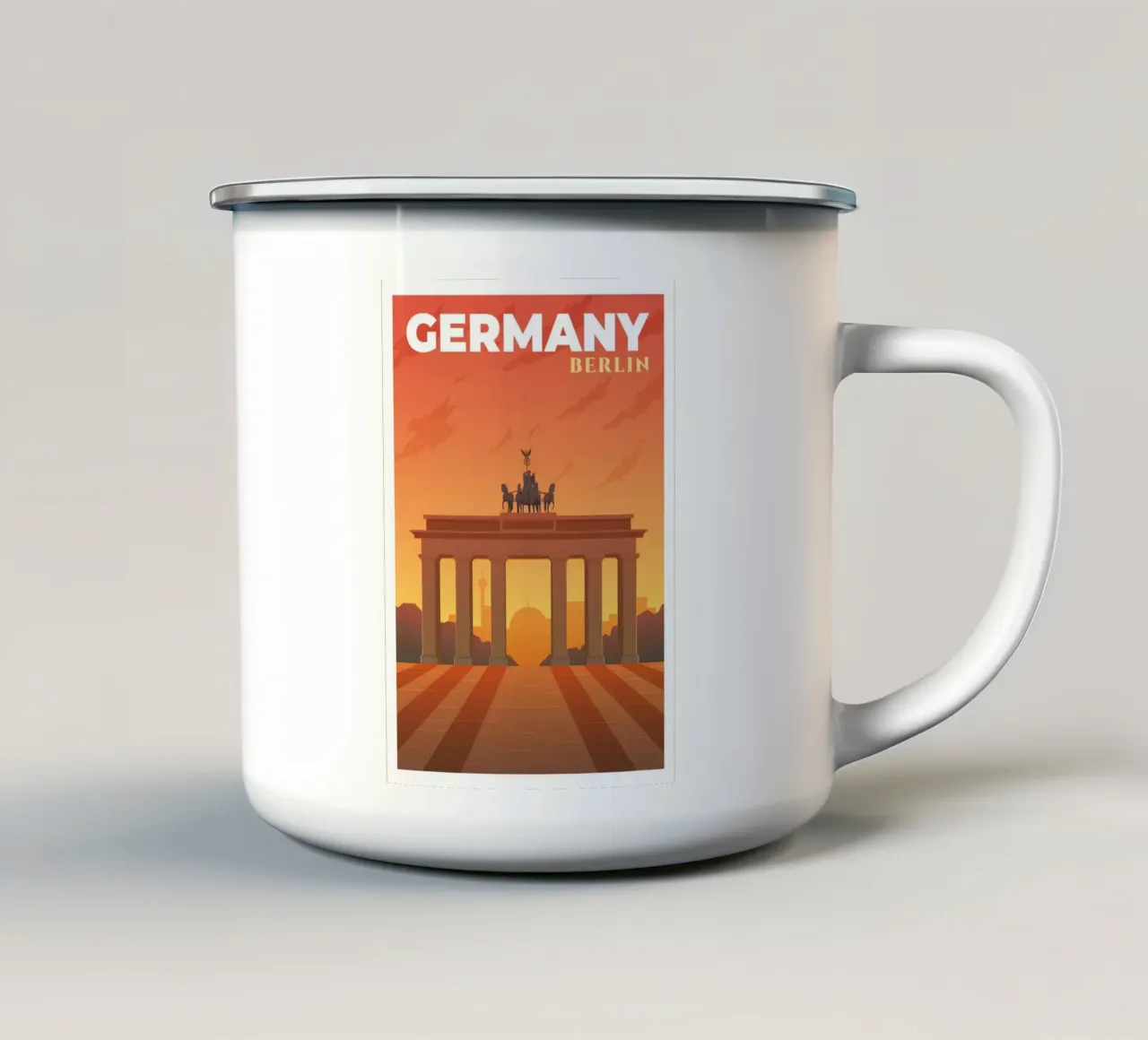 Berlino, Germania tazza in smalto da Wanderlust Vibes