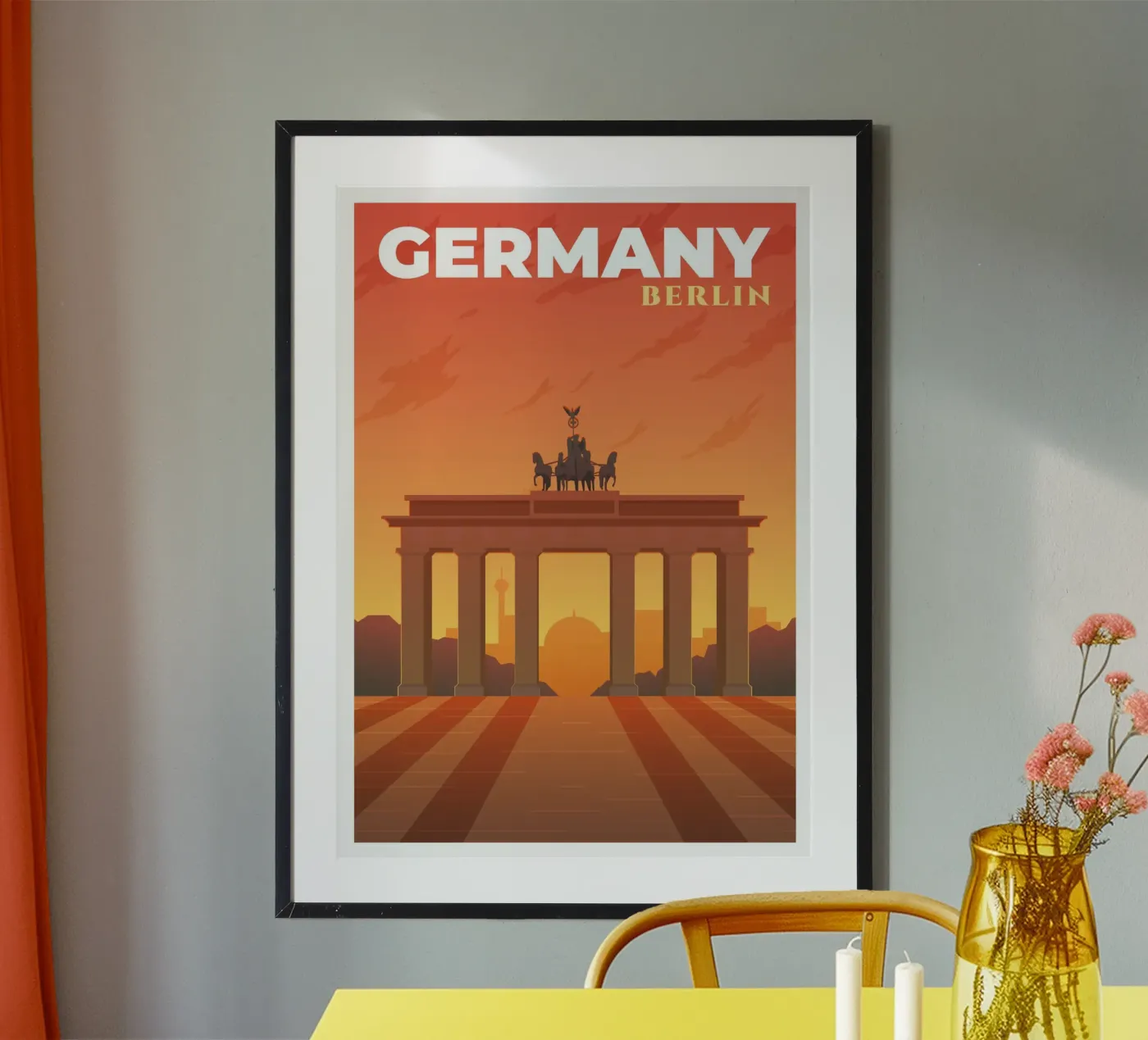 Berlin, Germany poster by Wanderlust Vibes