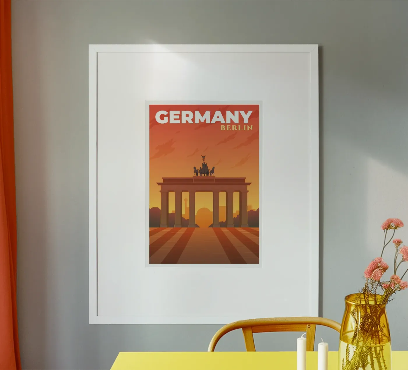 Berlin, Germany poster by Wanderlust Vibes