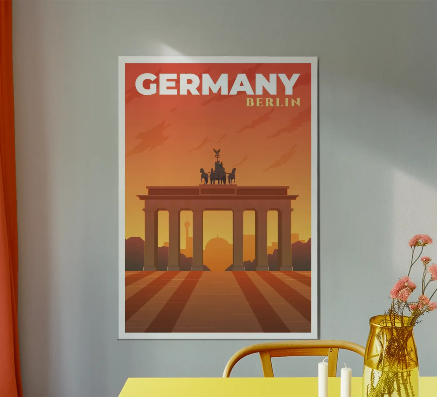 Berlin, Germany poster by Wanderlust Vibes
