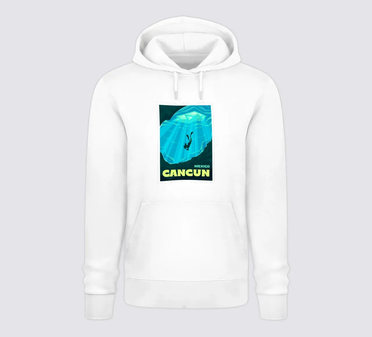 Cancun, Messico felpa con cappuccio da Wanderlust Vibes
