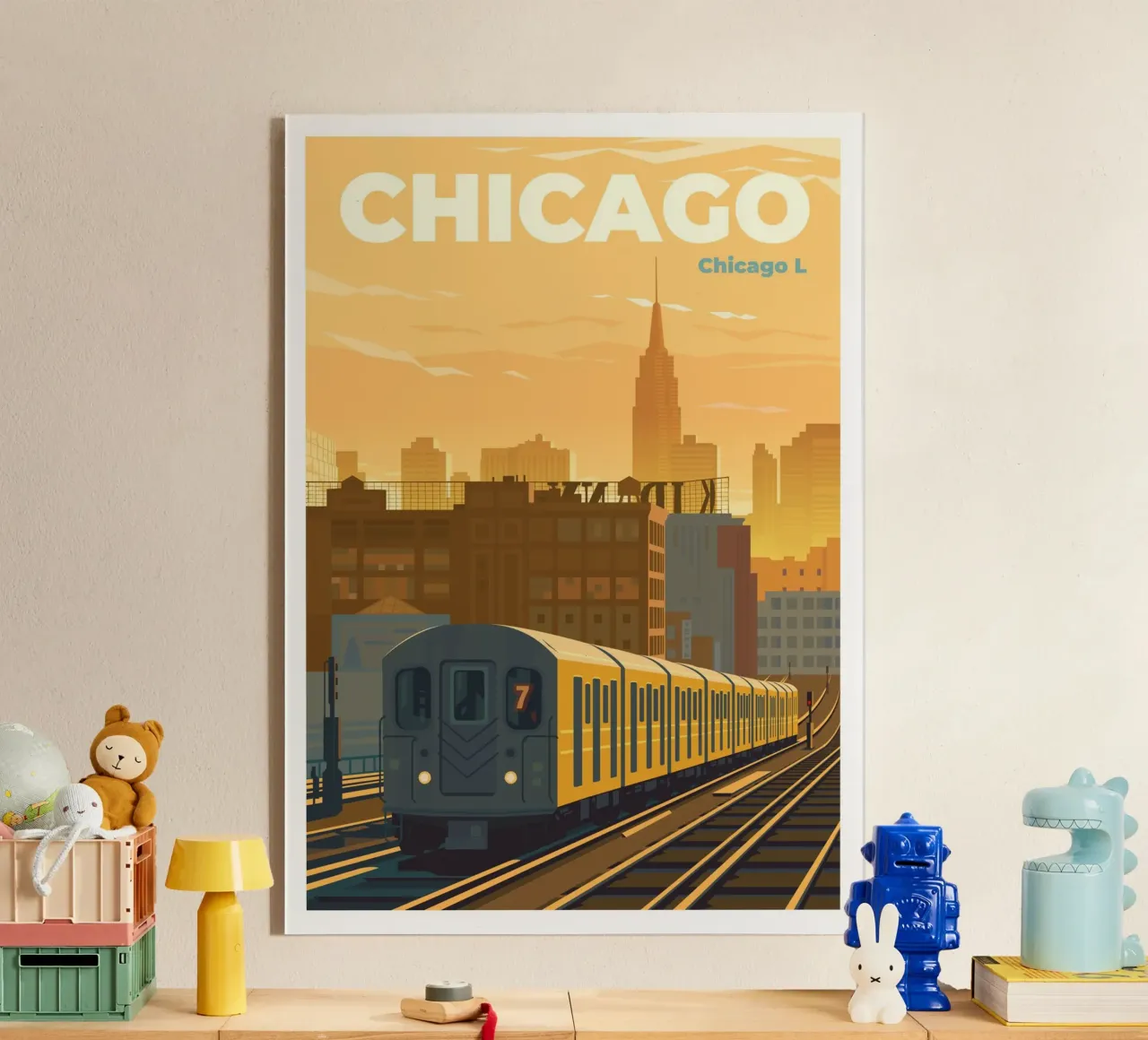 Chicago, Usa plexiglass da Wanderlust Vibes