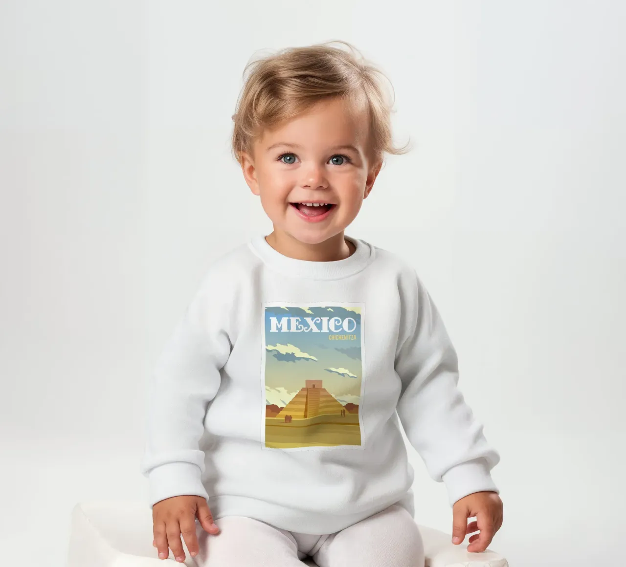 Chichenitza, Messico felpa neonato da Wanderlust Vibes
